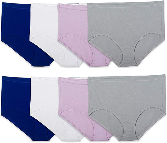 Women'S High Cut Briefs Fit for Me plus Size Underwear